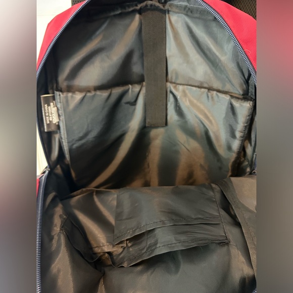 Captain Marvel Backpack Bookbag Adjustable Straps Multi Pocket Red Navy Unisex - Picture 5 of 14